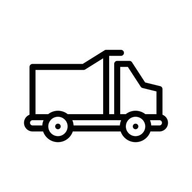 kamyon hattı vektör simgesi