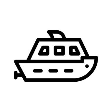 Gemi satırı vektör simgesi
