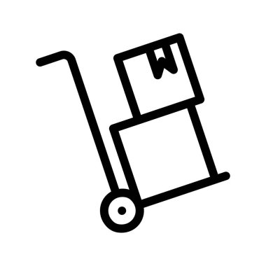 dağıtım hattı vektör simgesi