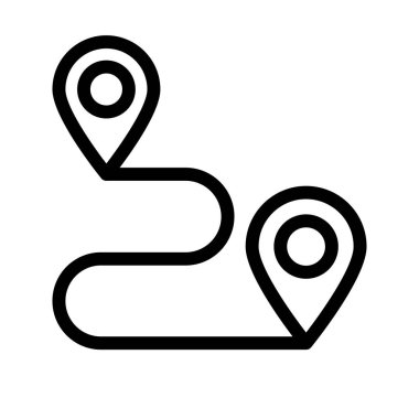 konum satırı vektör simgesi