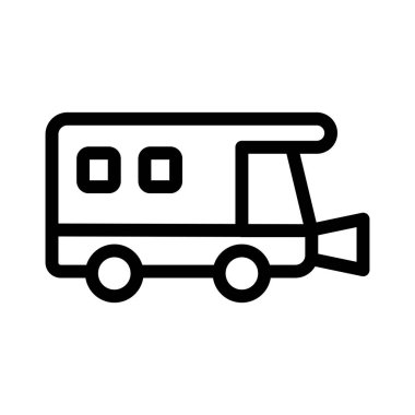 Araç satırı vektör simgesi