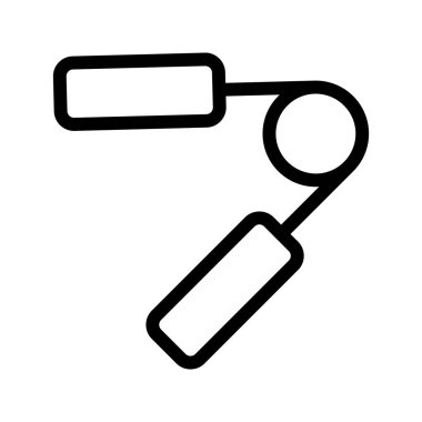 Fitness satırı vektör simgesi