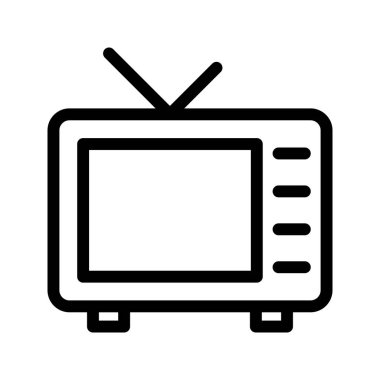 TV satırı vektör simgesi