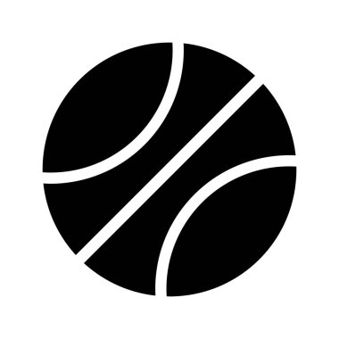 topu Glifler vektör simgesi