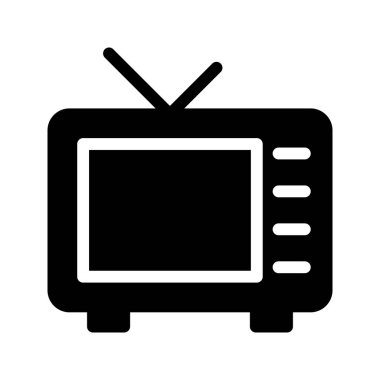 TV Glifler vektör simgesi