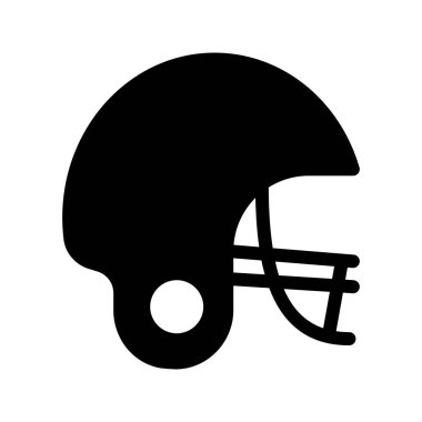 kask Glifler vektör simgesi