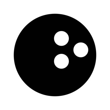 bowling salonu Glifler vektör simgesi