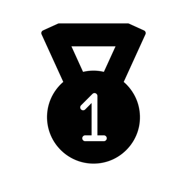 Award Glyphs Vector Icon — Stock Vector