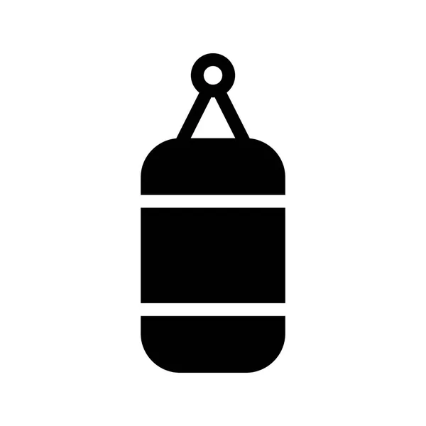 Boxsack Glyphen Vektor Symbol — Stockvektor