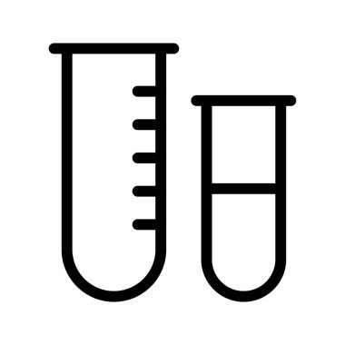 ince çizgi vektör simgeler tüp