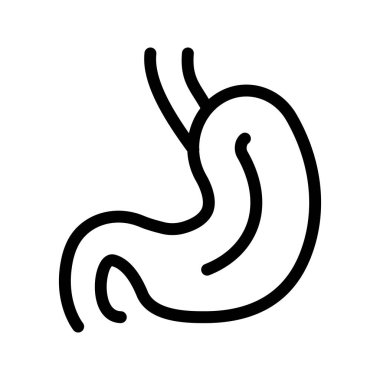 organ ince çizgi vektör simgeler