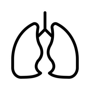 organ ince çizgi vektör simgeler