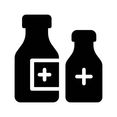 su Glifler düz vektör simgeler