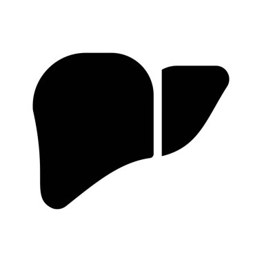 organ Glifler düz vektör simgeler