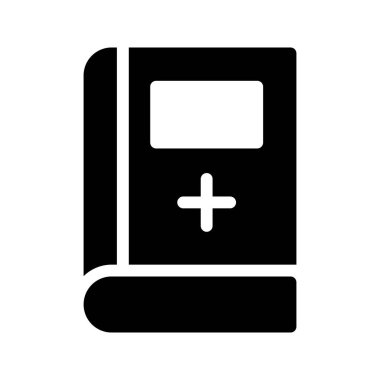 tıbbi Glifler düz vektör simgeler