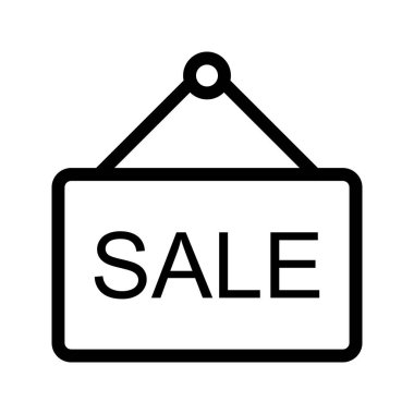 Yönetim Kurulu vektör satırı simgesi asılı Satılık