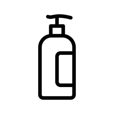 şişe sabun vektör satırı simgesi