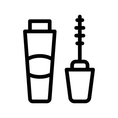 maskara vektör satırı simgesi