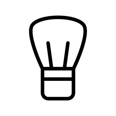 makyaj fırça vektör satırı simgesi