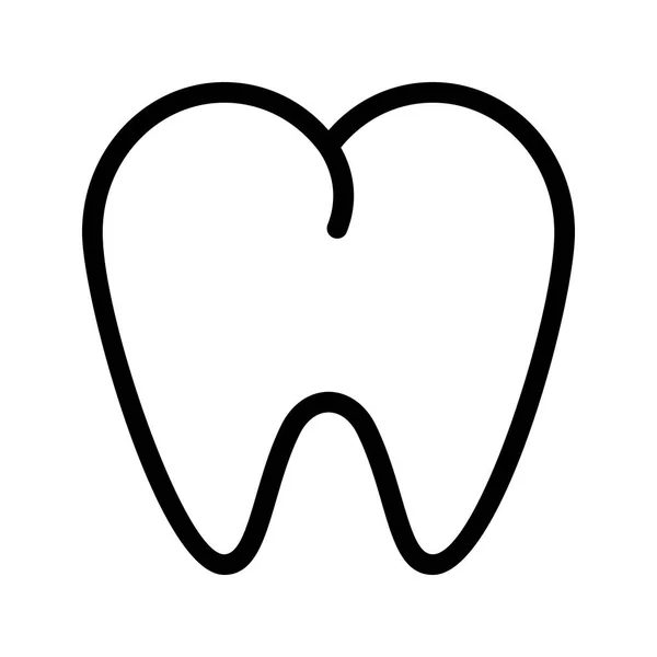 Dental Thin Line Vektor Icons — Stockvektor