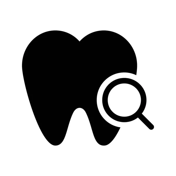 牙医象形文字平面向量图标 — 图库矢量图片
