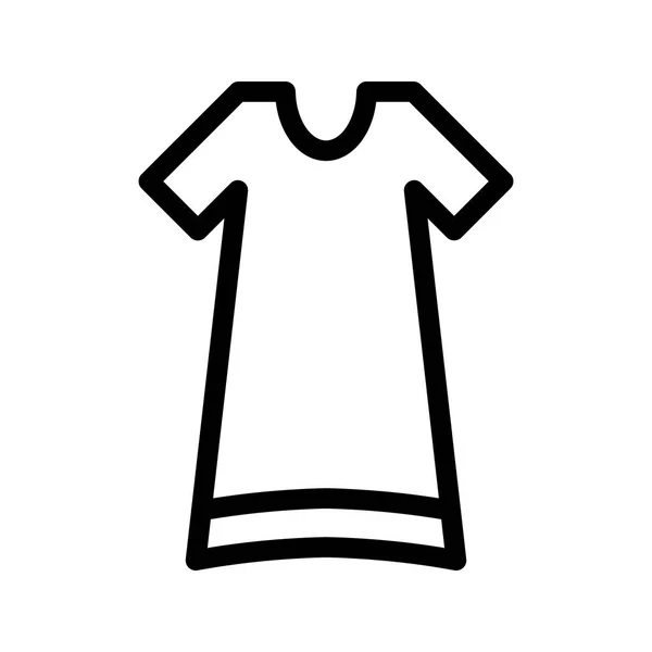 Cloth Vector Line Icon — Stock Vector