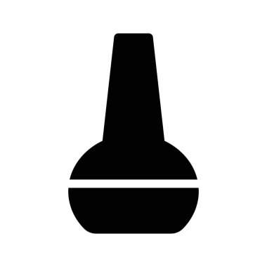 tırnak cilası vektör glif simgesi