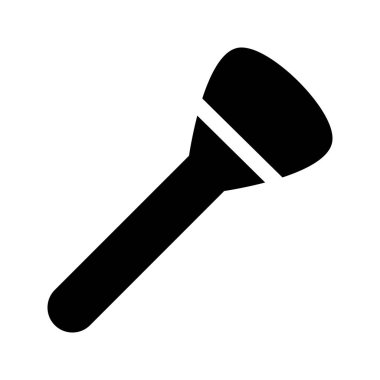 makyaj fırça vektör glif simgesi