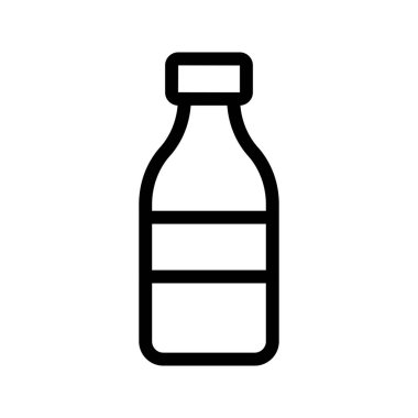 şişe vektör çizgisi simgesi