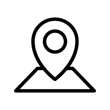 Harita vektör satırı simgesi