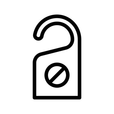 vektör satırı simgesi rahatsız değil