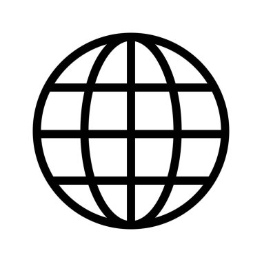 Küresel vektör satırı simgesi