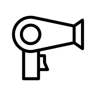 kurutma makinesi vektör satırı simgesi