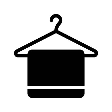 havlu askısı glif simgesi 