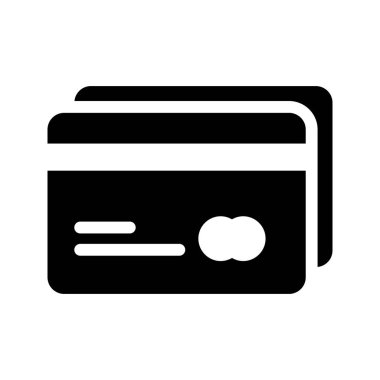 Kredi kartı glif simgesi