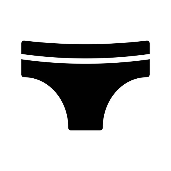 Underkläder Vektor Glyph Icon — Stock vektor