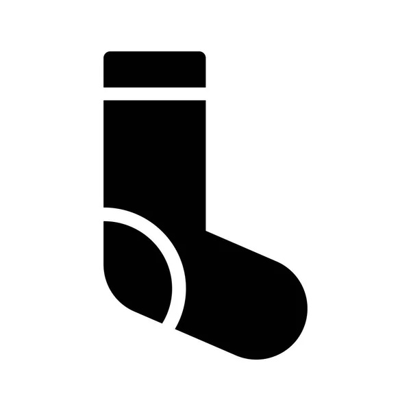 Socks Vector Glyph Icon — Stock Vector