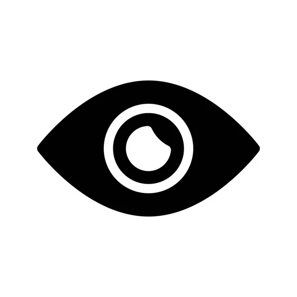 Иконка Векторного Знака Зрения — стоковый вектор
