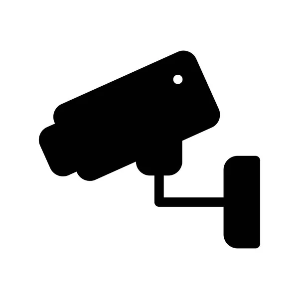 Cctv Vector Glyph Pictogram — Stockvector