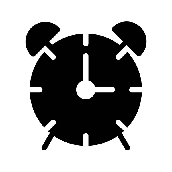 Icône Glyphe Vectoriel Alarme — Image vectorielle