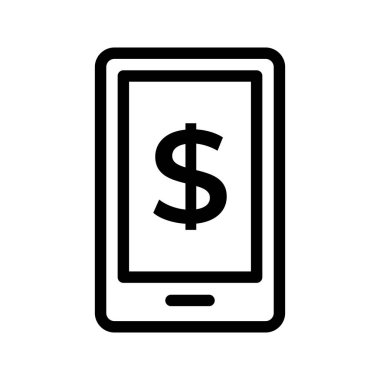 Online ince çizgi vektör simgeler