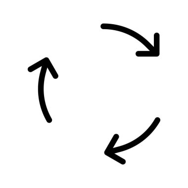 ince çizgi vektör simgeleri Yenile