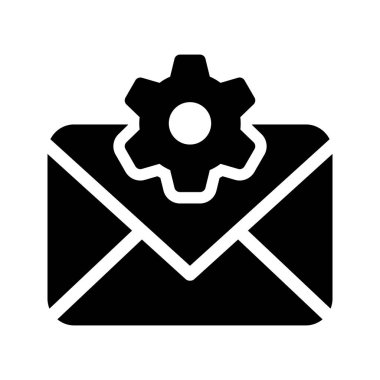 Glifler düz vektör simgeler ayarlama