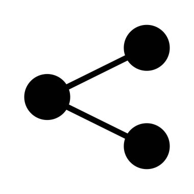 bağlantı Glifler düz vektör simgeleri