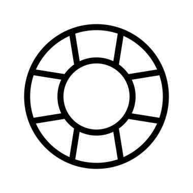 koruma ince çizgi vektör simgeler