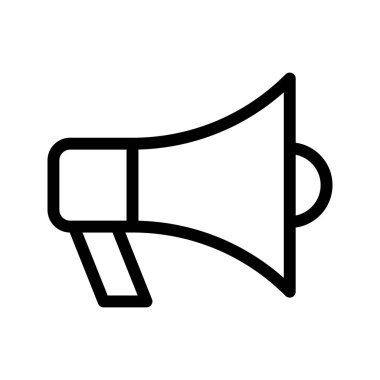 hoparlör ince çizgi vektör simgeleri