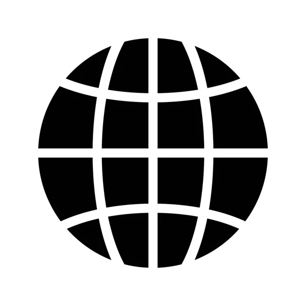 Global Glyphs Flat Vector Icons — Stock Vector
