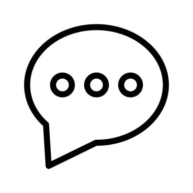 ileti ince çizgi vektör simgeleri