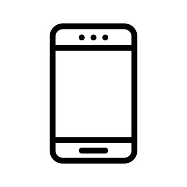 telefon ince çizgi vektör simgeler