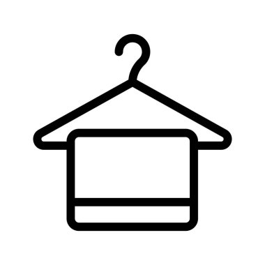 Askı ince çizgi vektör simgeler